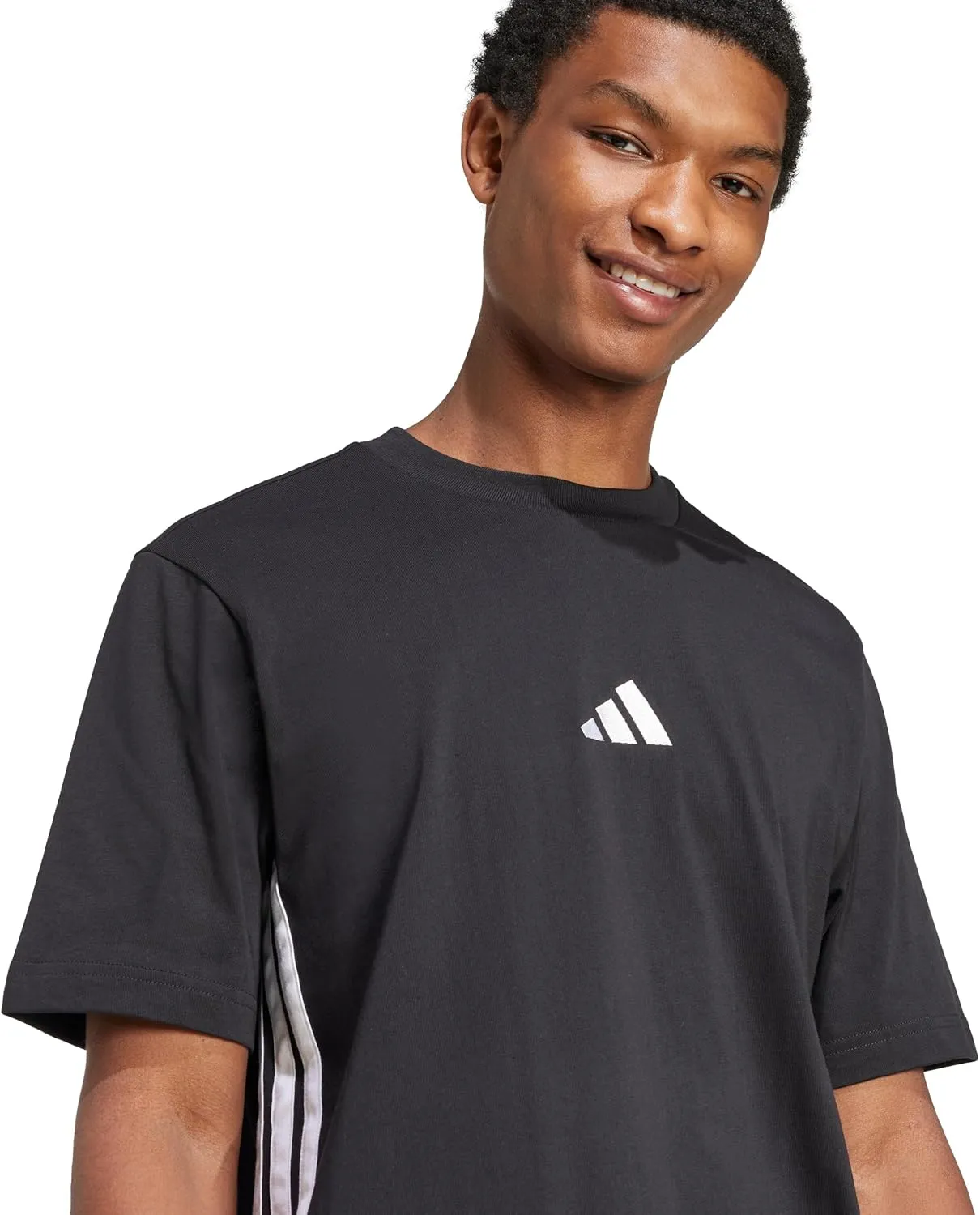 adidas Men's Essentials Single Jersey 3-Stripes T-Shirt