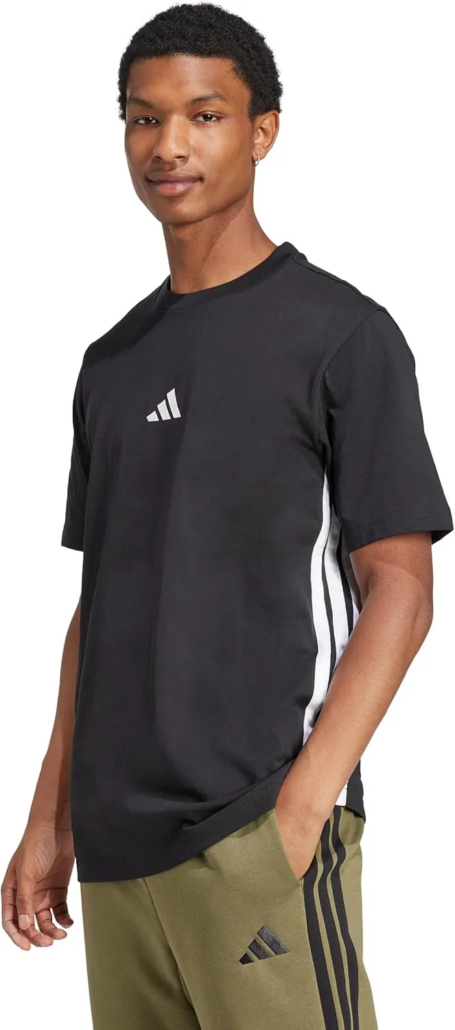 adidas Men's Essentials Single Jersey 3-Stripes T-Shirt