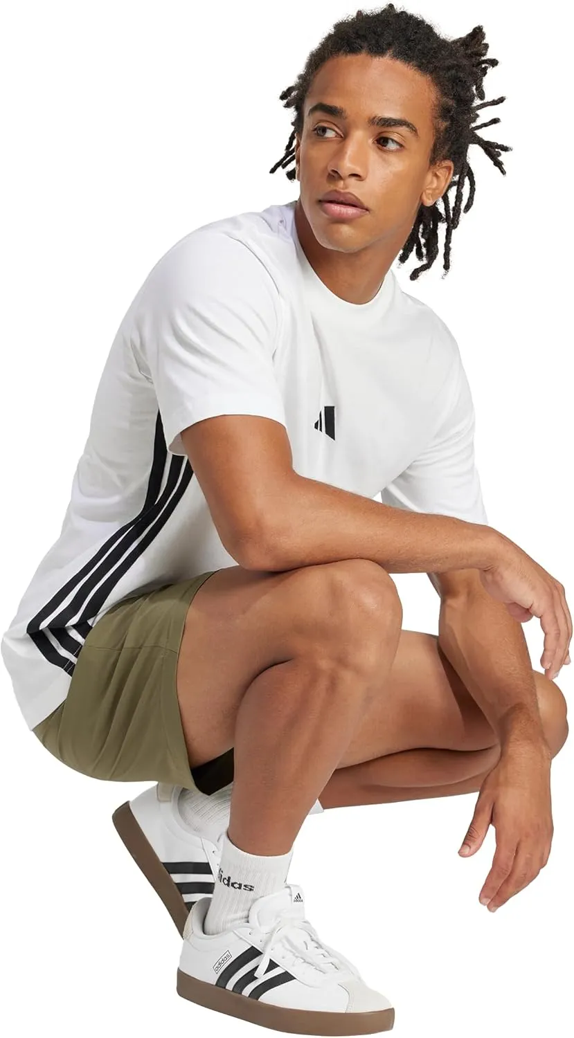 adidas Men's Essentials Single Jersey 3-Stripes T-Shirt