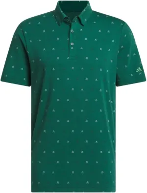 adidas Men's Go-to Mini-Crest Print Polo Shirt