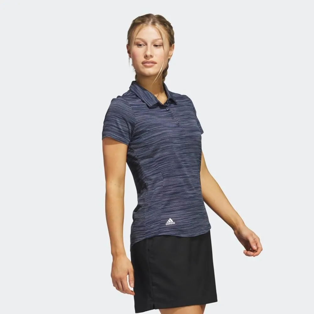 adidas Women's Space Dye Golf Polo Shirt