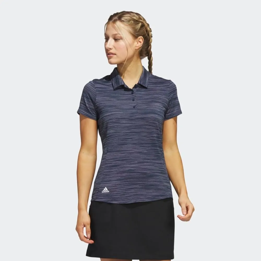 adidas Women's Space Dye Golf Polo Shirt