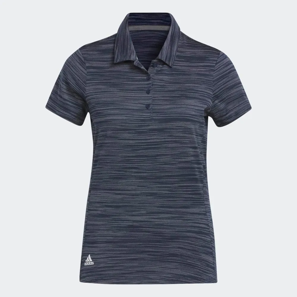 adidas Women's Space Dye Golf Polo Shirt