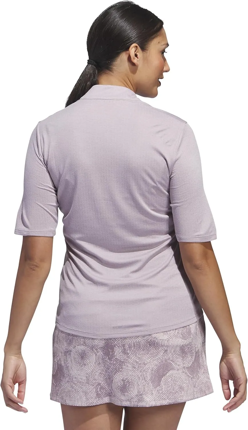 adidas Women's Standard Ultimate365 Heat.RDY Mock Neck Polo Shirt