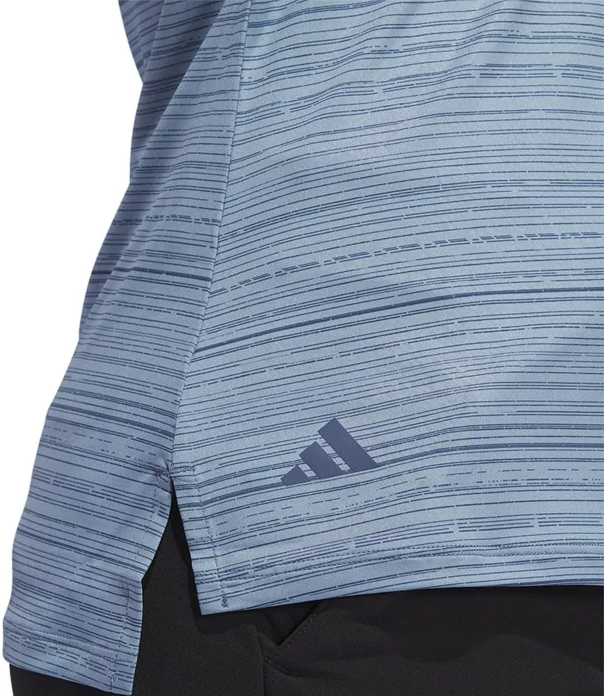 adidas Women's Ultimate365 Stripe Sleeveless Polo Shirt