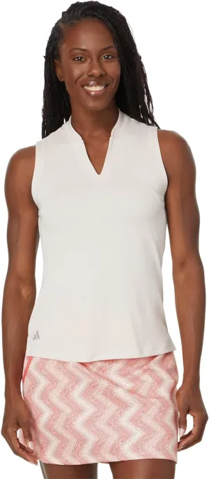 adidas Women's Ultimate365 Textured Sleeveless Polo Shirt
