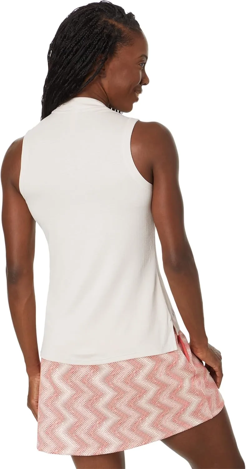 adidas Women's Ultimate365 Textured Sleeveless Polo Shirt