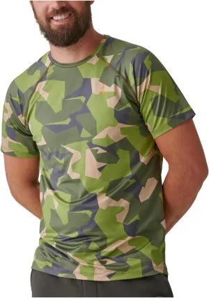 BASS OUTDOOR Men Knit T Shirt with Button Neckline