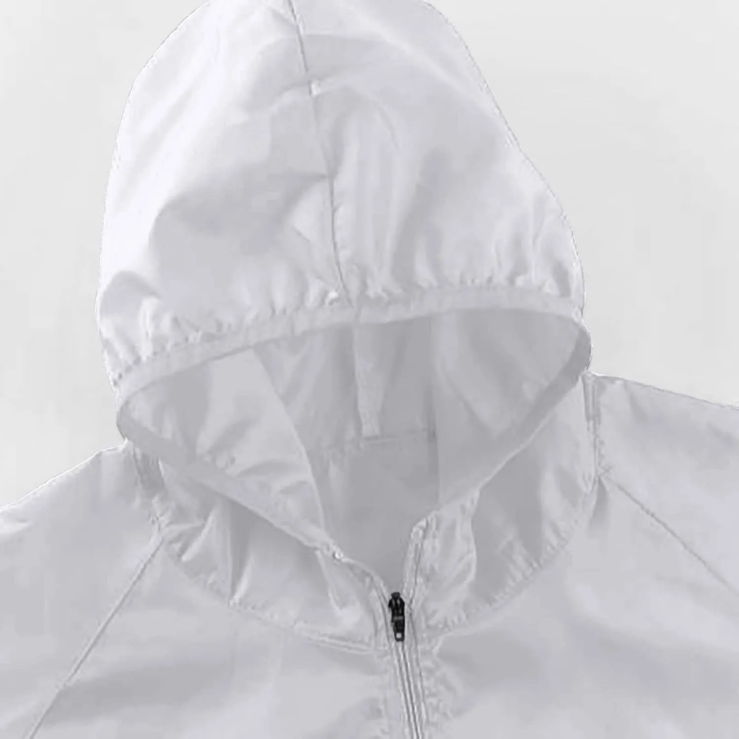Binmer Womens Mens Sun Protection Hoodie Jacket Full Zip Long Sleeve Swim Beach Cover Up Lightweight Hiking Fishing Clothes