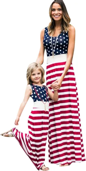 BOFETA Family Matching Dress Holiday Summer Printed Dress Floral Beach Cute Long Dress
