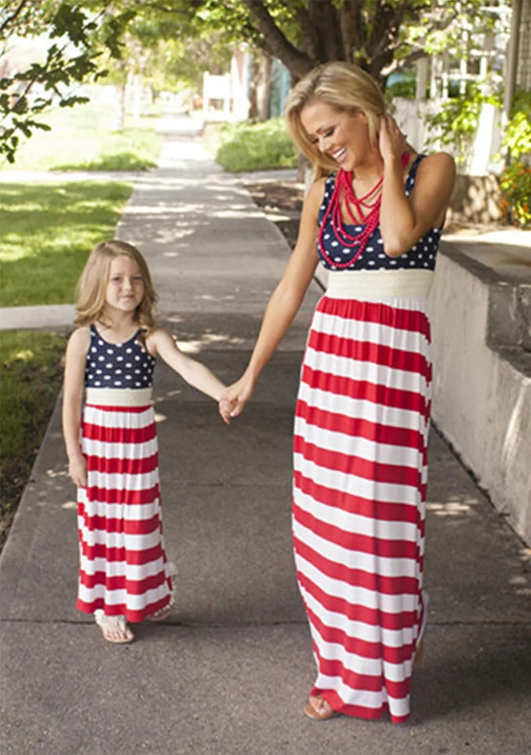 BOFETA Family Matching Dress Holiday Summer Printed Dress Floral Beach Cute Long Dress