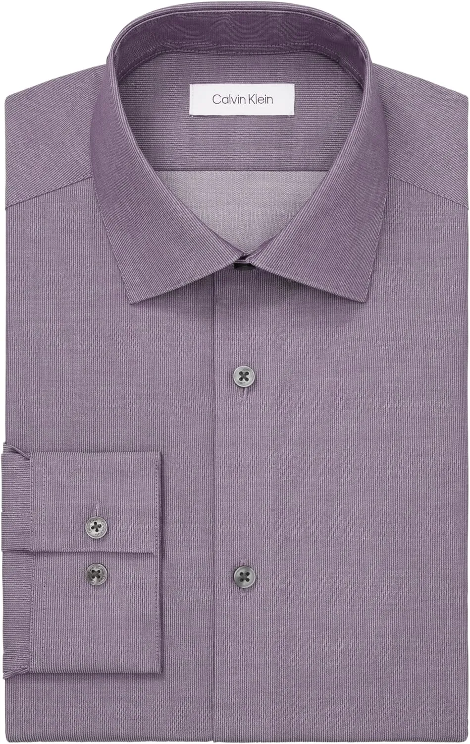 Calvin Klein Men's Dress Shirt Slim Fit Modern Pincord