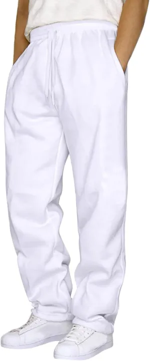 Cargo Work Pant Mens Linen Casual Track Pants Athletic Sweatpants Pockets Baggy Joggers Jog Pants Pant