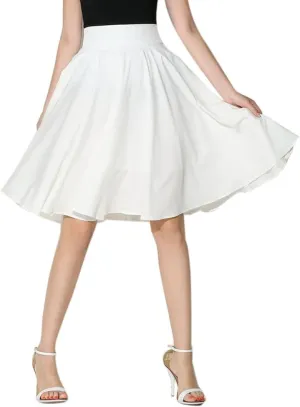 CHOiES record your inspired fashion Women's Pink/BlackBlue/White Solid High Waist Trumpet Midi Skirt (10 Colors)
