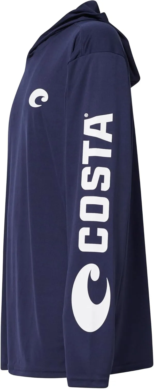 Costa Del Mar Men's Technical Hood Long Sleeve Shirt