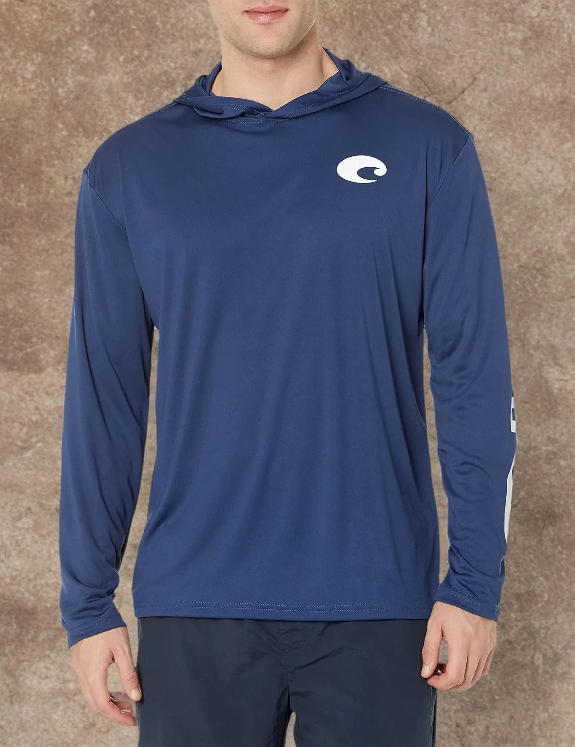 Costa Del Mar Men's Technical Hood Long Sleeve Shirt