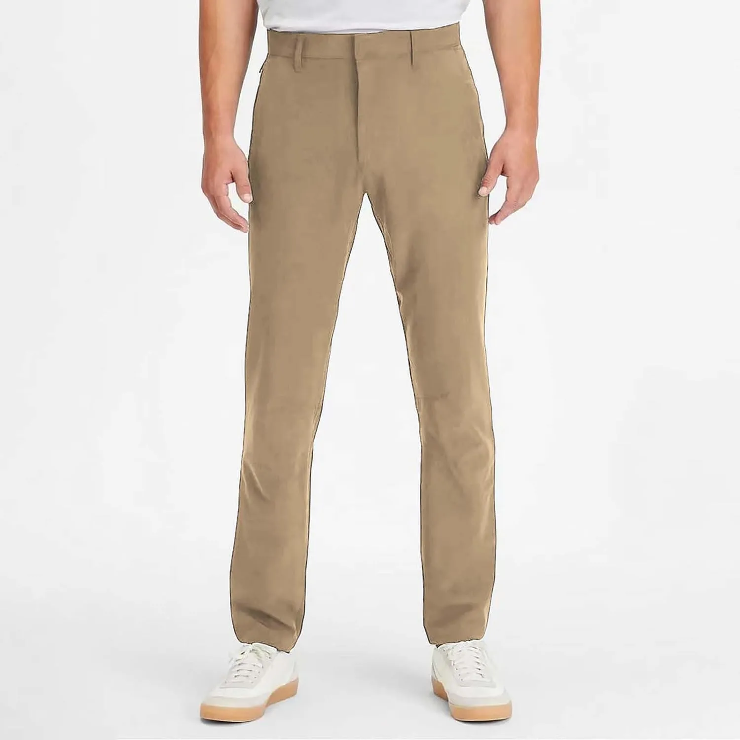 CRNTCEM Summer Golf Pants for Men Straight Leg Business Casual Hiking Travel Pants Tapered Leg Flat Front Formal Dress Pants