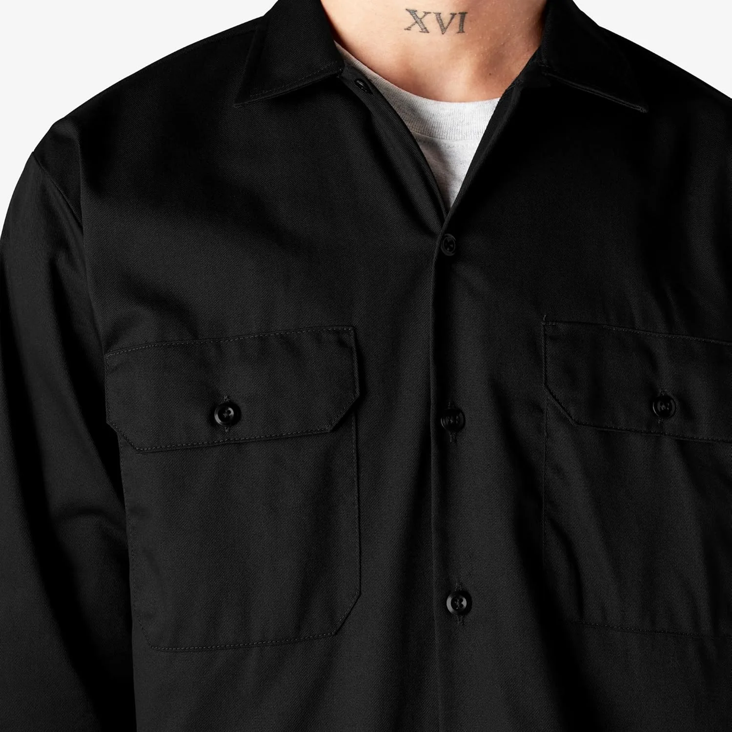 Dickies Men's Big and Tall Long Sleeve Work Shirt