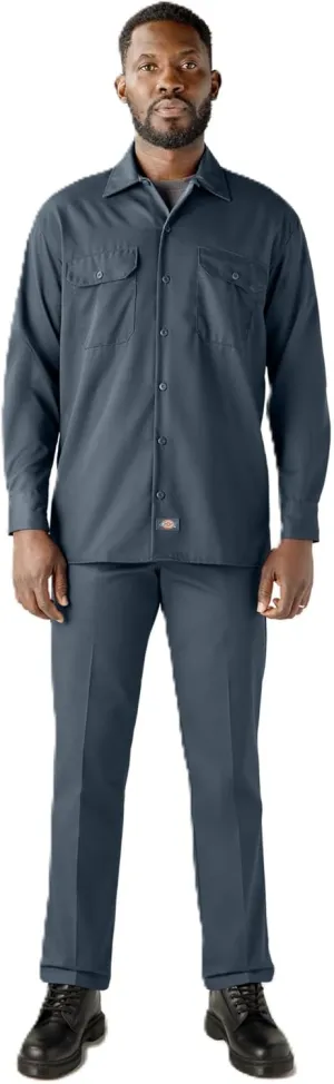 Dickies Men's Big and Tall Long Sleeve Work Shirt