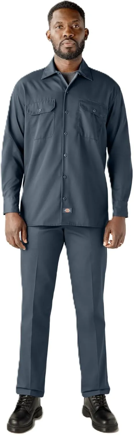 Dickies Men's Big and Tall Long Sleeve Work Shirt