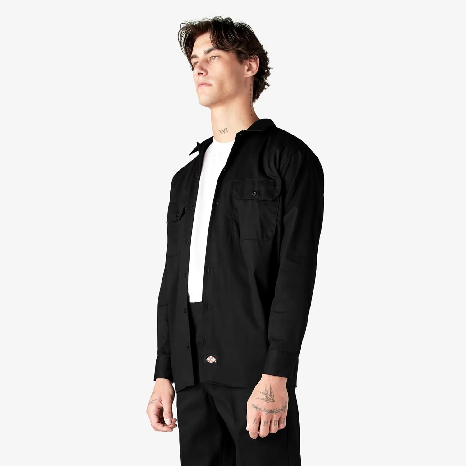 Dickies Men's Big and Tall Long Sleeve Work Shirt