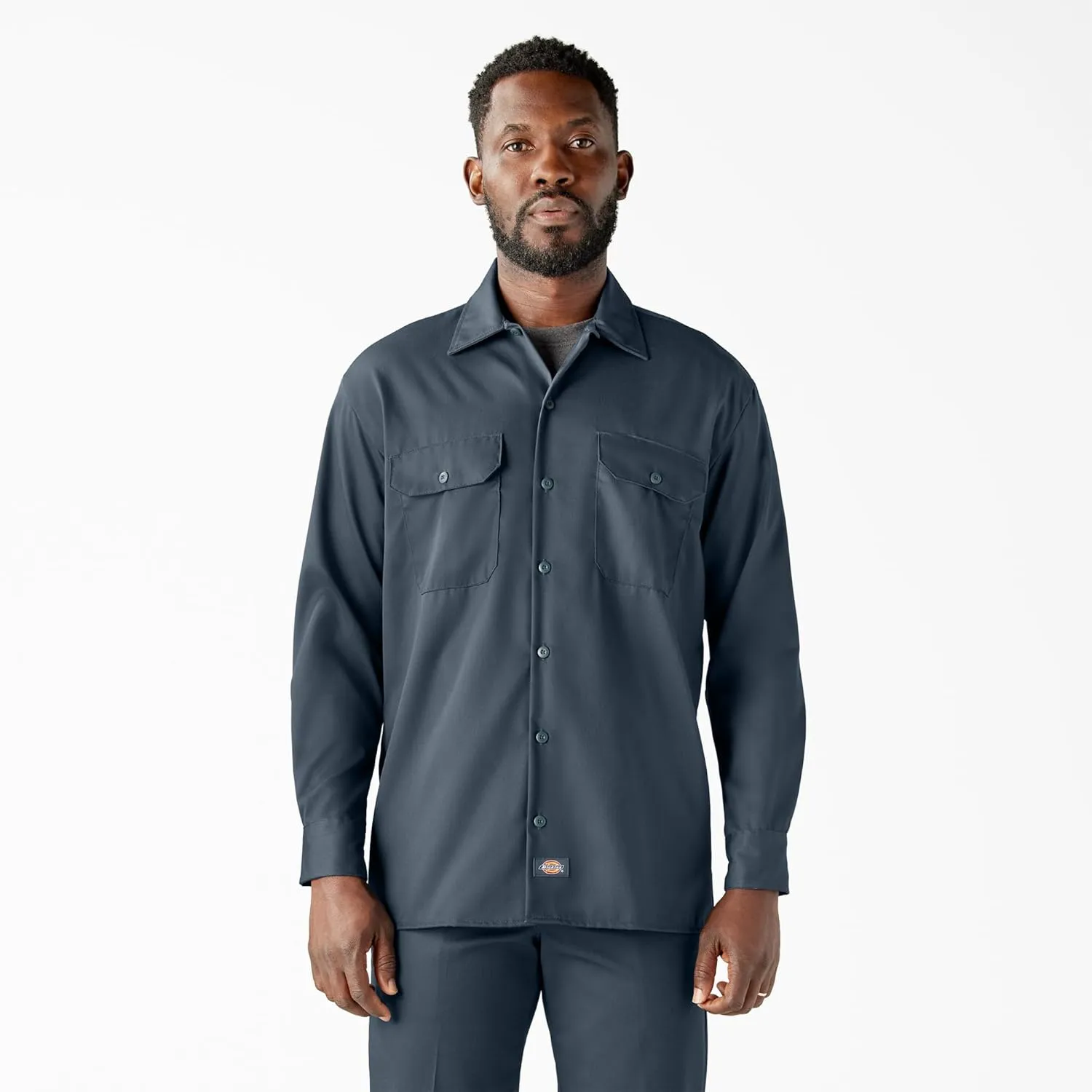 Dickies Men's Big and Tall Long Sleeve Work Shirt