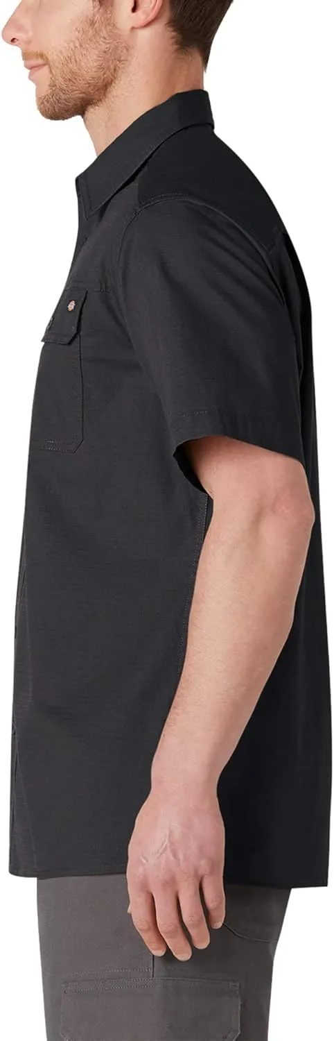 Dickies Men's Short Sleeve Ripstop Work Shirt