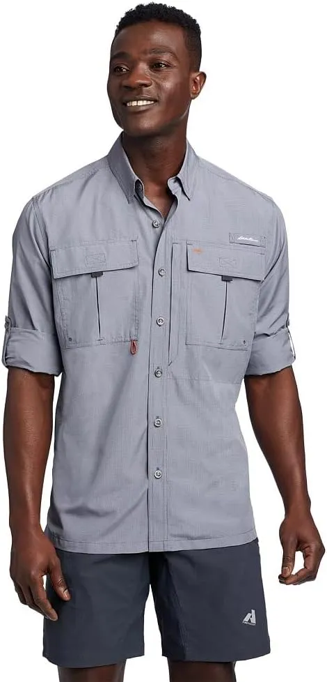 Eddie Bauer mens Upf Guide 2.0 Long-sleeve Shirt