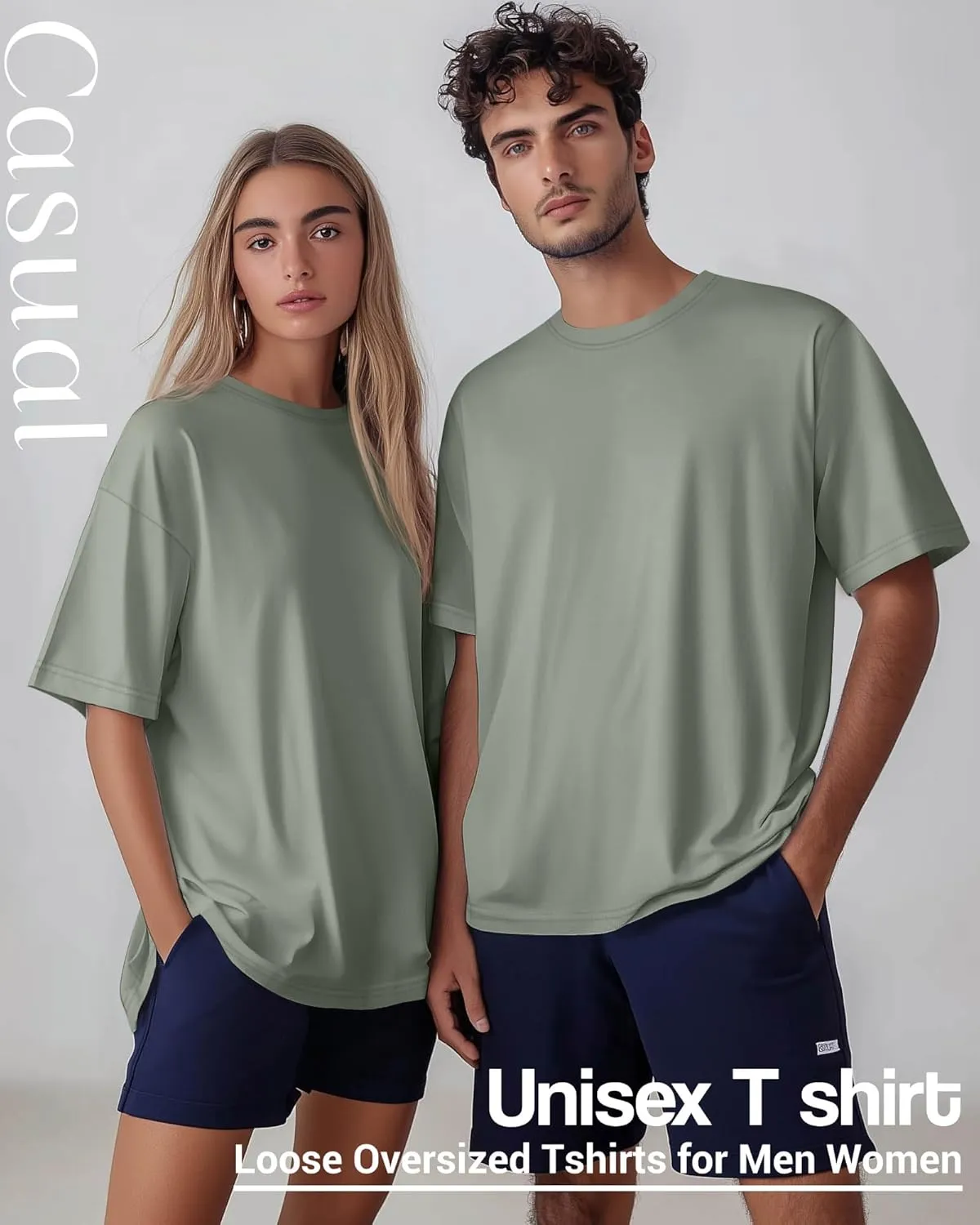Ficerd Men's Big and Tall Shirt Short Sleeve Summer Cotton Tee Crew Neck Oversize Top Casual Loose Fit Knitted T Shirt M-7XL