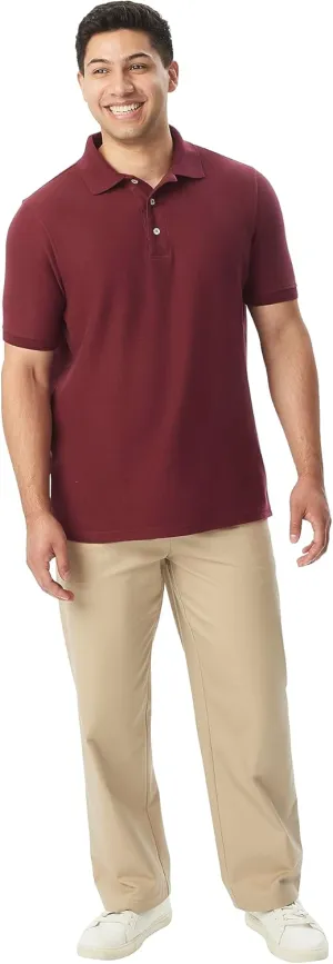 French Toast Boys' Short Sleeve Pique Polo T-Shirt
