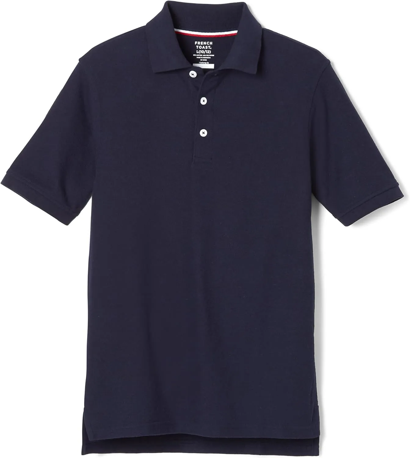 French Toast Men's Short Sleeve Pique Polo T-Shirt