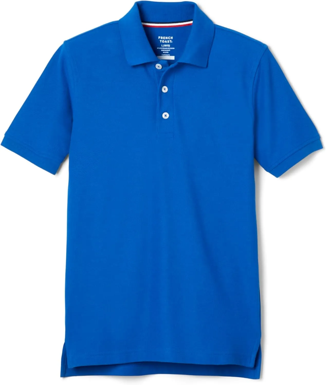 French Toast Men's Short Sleeve Pique Polo T-Shirt
