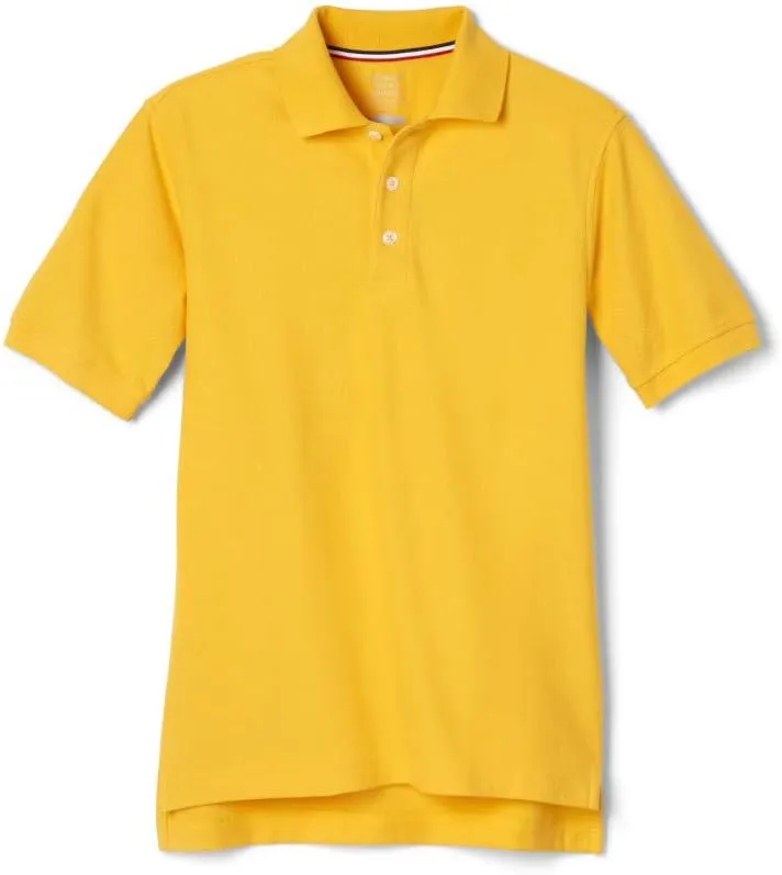 French Toast Men's Short Sleeve Pique Polo T-Shirt