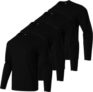 Gary Com Men Long Sleeve T-Shirts Pack Quick Dry Athletic Running Activewear Workout Tee UPF 50  Sun Protection Shirt for Men