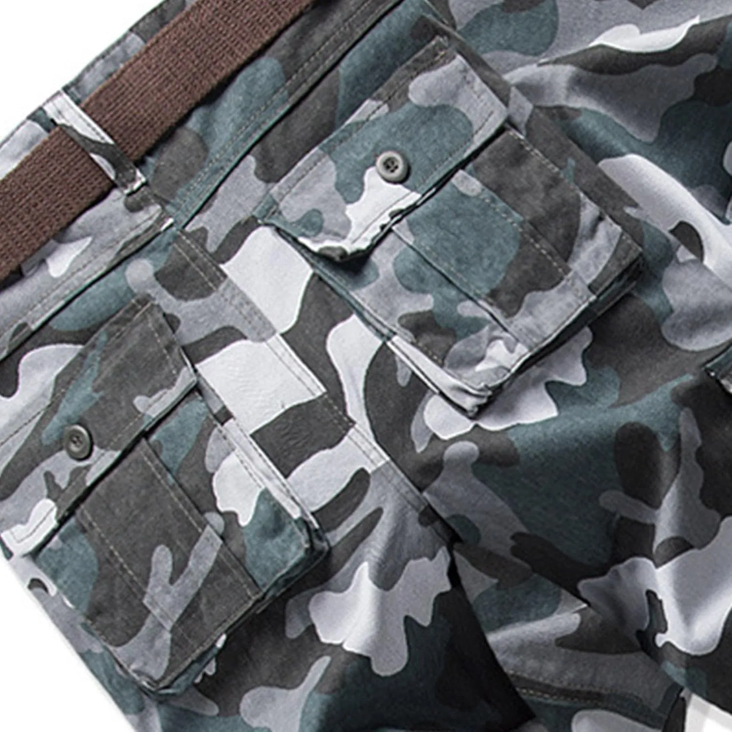 Gear Men's Hiking Tactical Sweatpants Waist Denim Long Pants Men's Casual Cargo Pants Sweatpants for Men Men's Camo