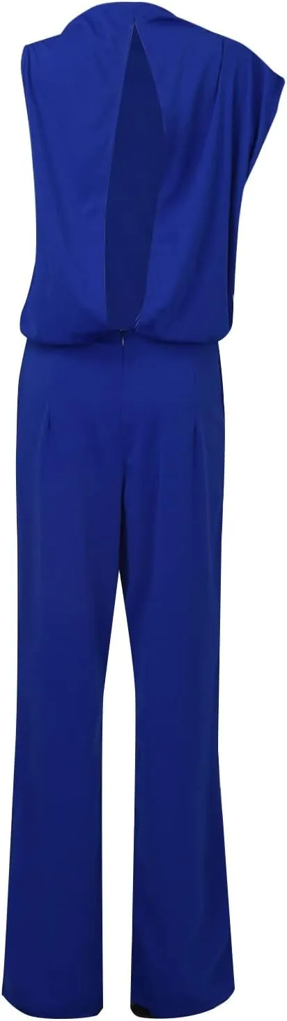 Gym Pants for Women,Women's Banquet Dress Jumpsuit Sexy Hanging Neck Women's Trousers Spring&Summer Clothing