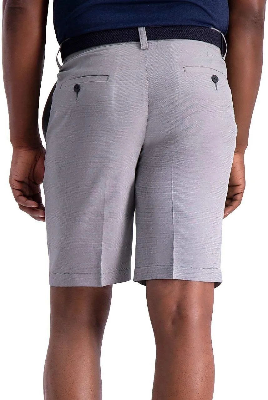 Haggar Men's Cool 18 Pro Straight Fit Flat Front 4-Way Stretch Expandable Waist Short-Big & Tall Sizes