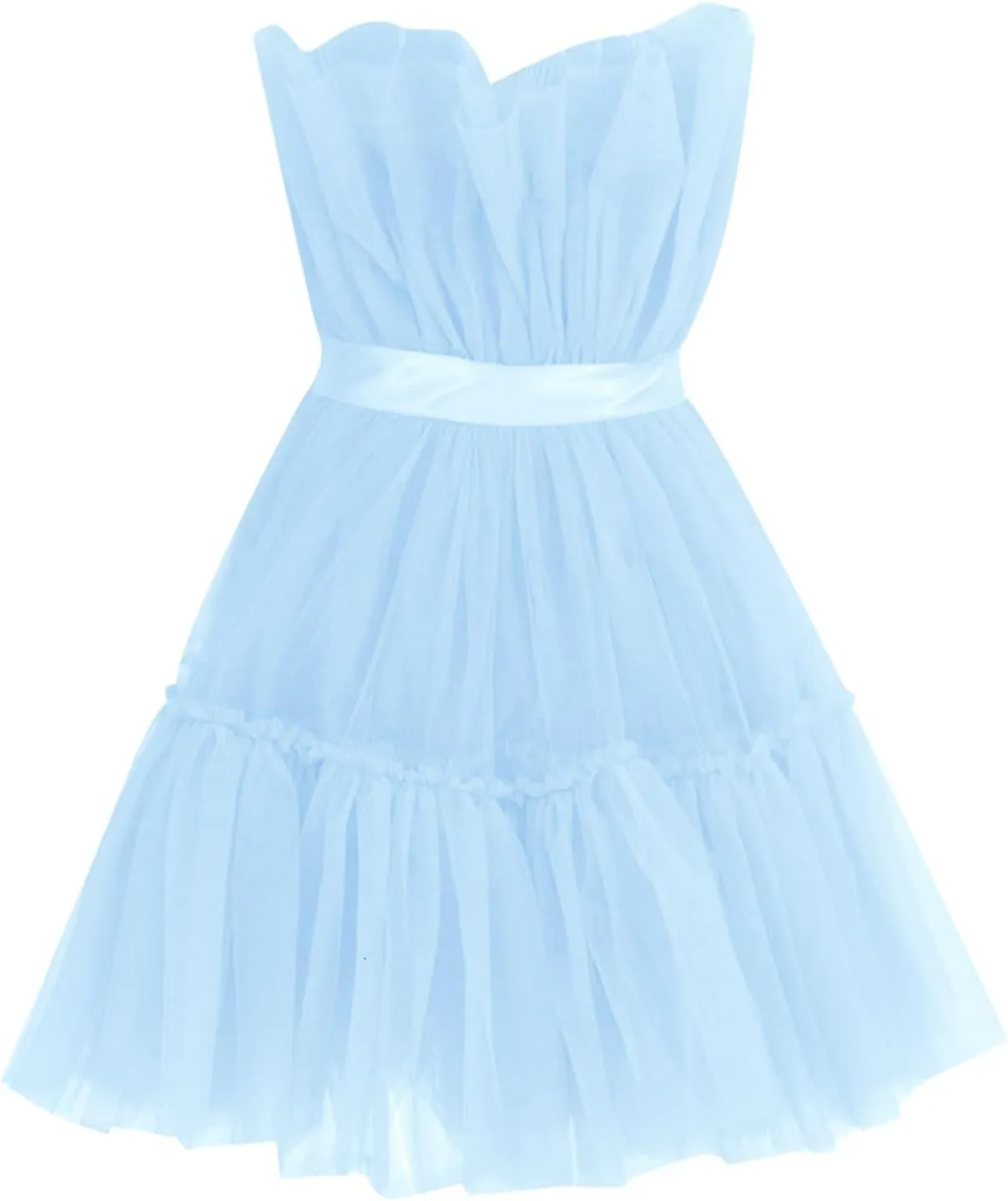 Homecoming Dresses Tulle Lace Prom Dress Short Off Shoulder Strapless Asymmetrical Cocktail Party Tutu Dresses Gown