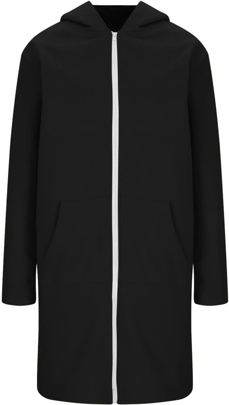 Hoodies for Women Oversized Cardigan Zip Up Casual Hooded Sweatshirt Fall Fashion Fleece Long Hoodies with Pocket
