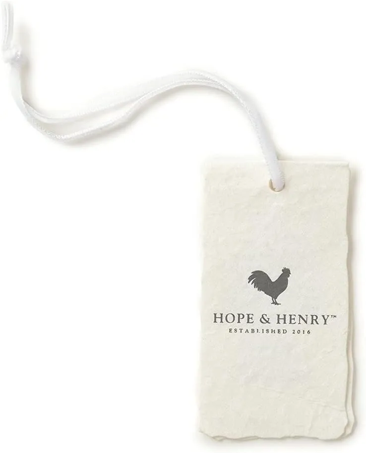 Hope & Henry Boys' Linen Short Sleeve Button Down Shirt