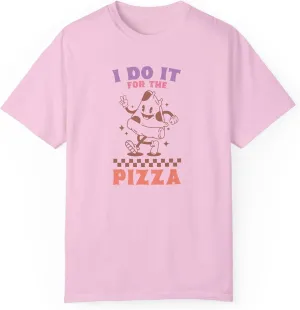 I Do It for The Pizz Unisex Comfort Colors T-Shirt, Funny Workout Mascot Retro Y2K Women Teen Gym Tee 2411-359