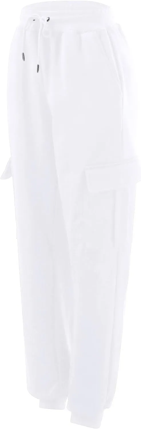 Joggers for Men Fleece Casual Drawstring Baggy Sport Athletic Gym Workout Sweatpants Cargo Sweatpants with Pockets
