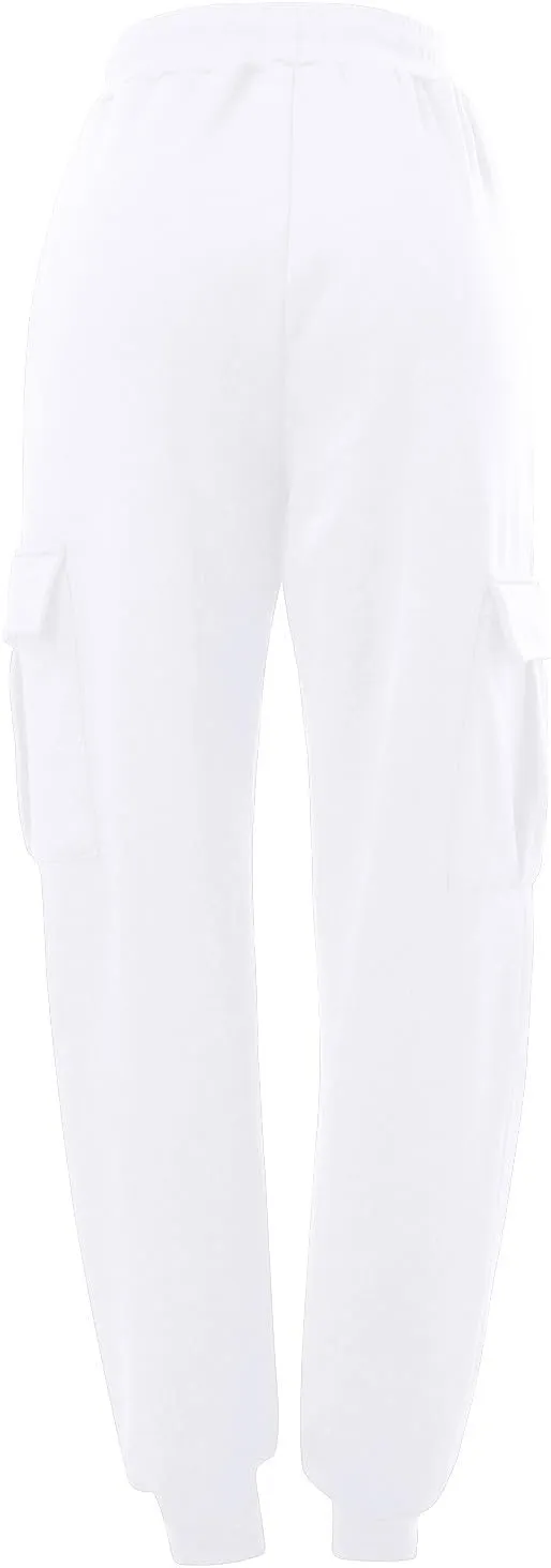 Joggers for Men Fleece Casual Drawstring Baggy Sport Athletic Gym Workout Sweatpants Cargo Sweatpants with Pockets