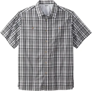 KingSize Men's Big & Tall Short-Sleeve Plaid Sport Shirt