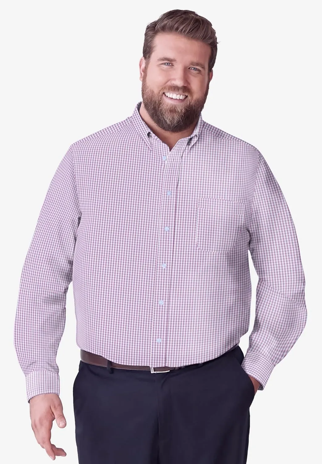KingSize Men's Big & Tall Tall Wrinkle-Free Dress Shirt