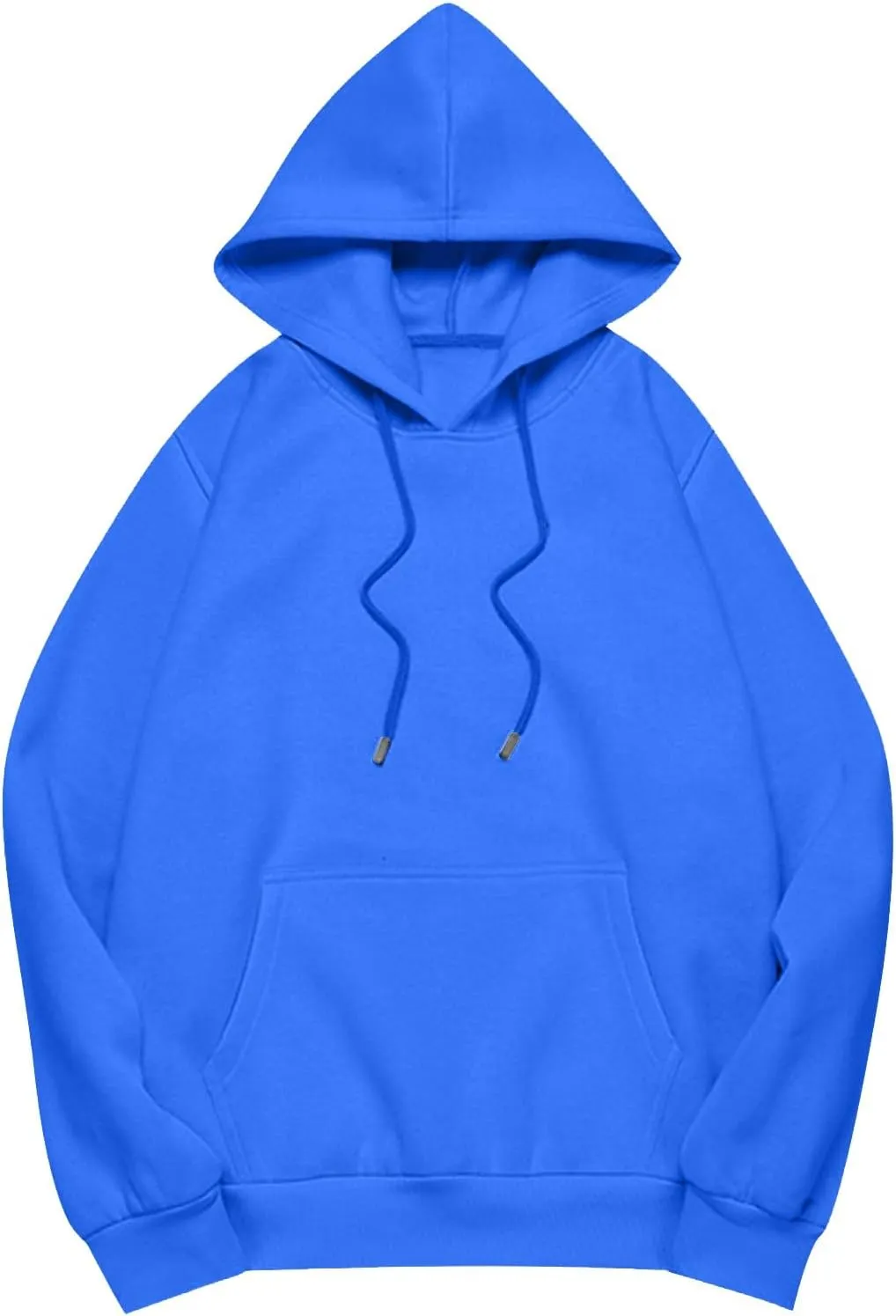 KUIOLYPOER Womens Oversized Hoodies Long Sleeve Hooded Plush Sweatshirt with Pocket 2025 Fashion Tops Trendy Outfits