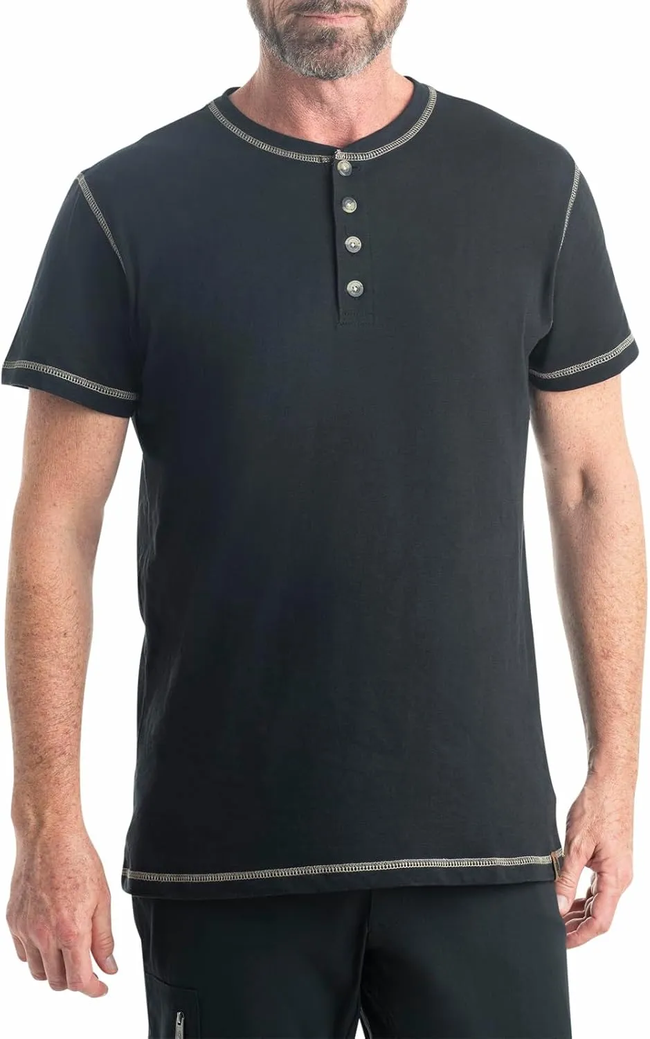 Legendary Whitetails Men's Maverick Slub Henley Short Sleeve Shirt