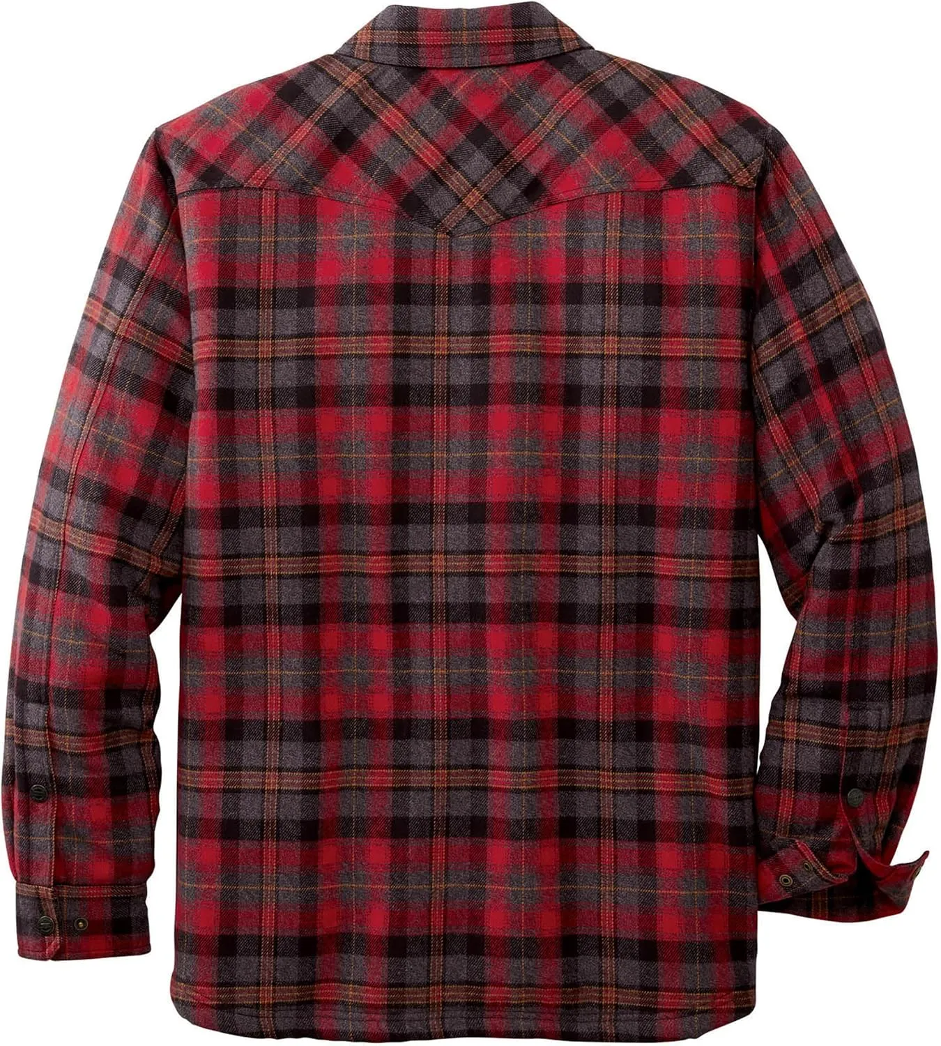 Legendary Whitetails Men's Tough as Buck Sherpa Lined Flannel Shirt Jacket