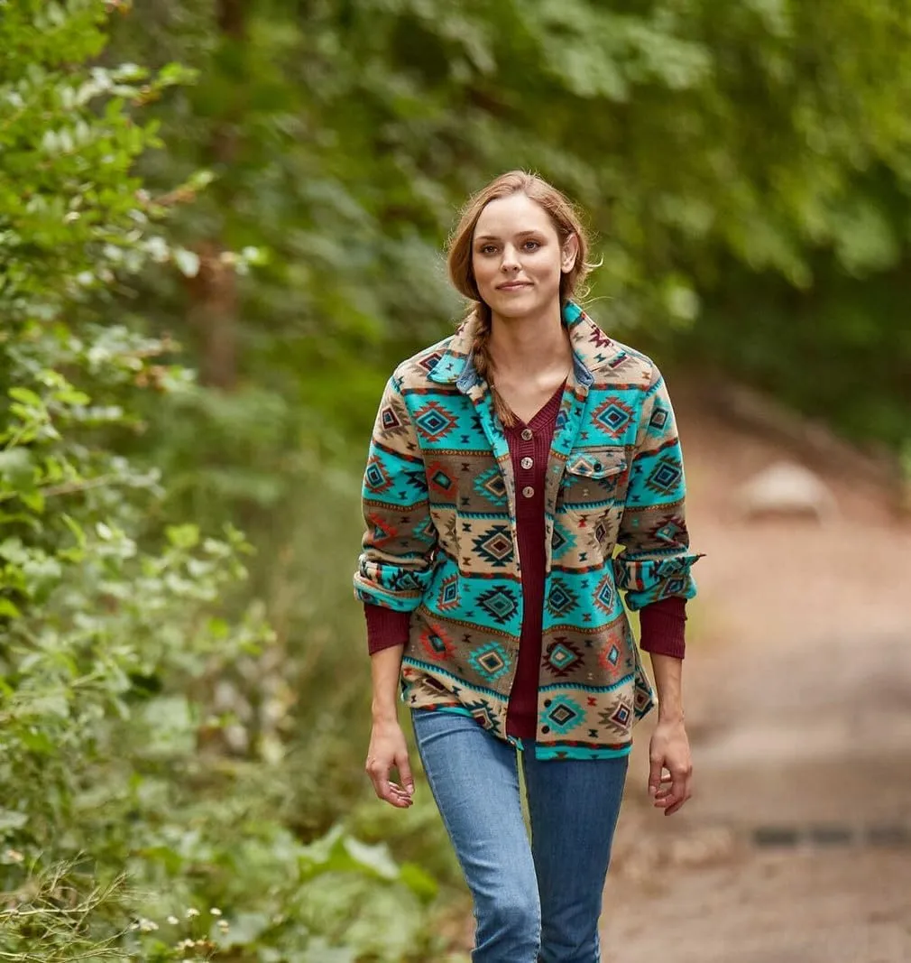 Legendary Whitetails Women's Trail Guide Fleece Button Down Shirt