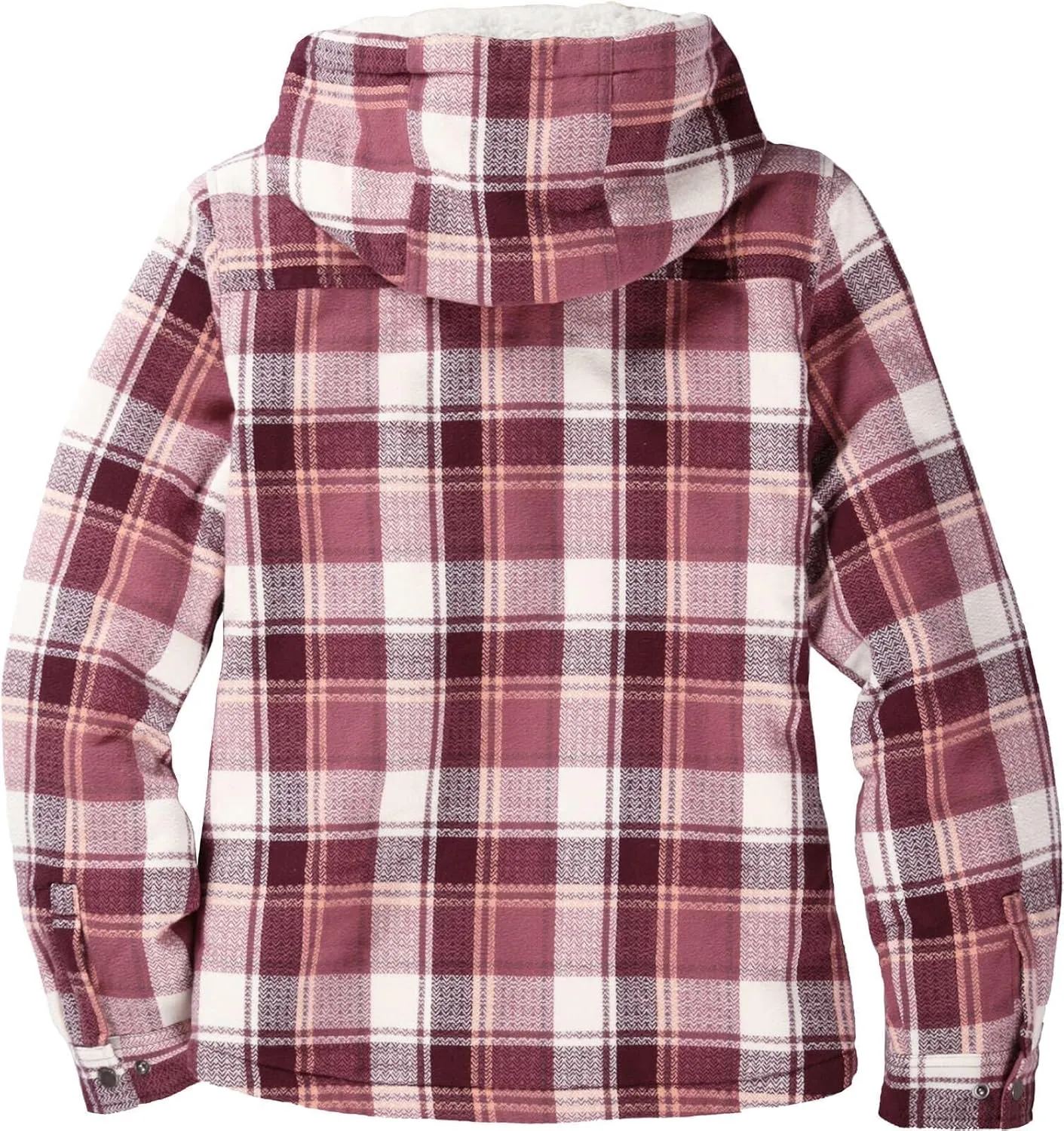 Legendary Whitetails Women's Woodland Berber Lined Hooded Shirt Jacket